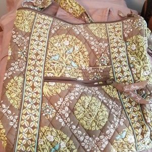 Vera Bradley hipster bag. Green birds